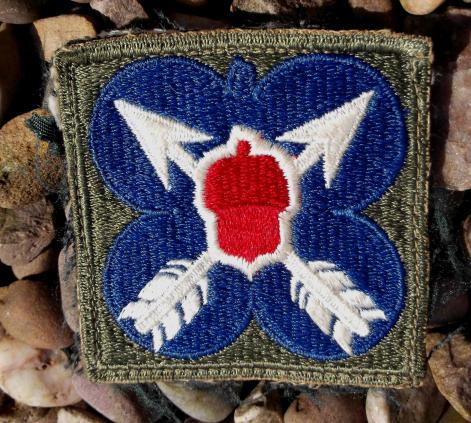 XXI Corps United States Army Embroidered Unit Patch 21st Acorn WW2