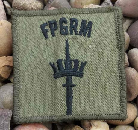 British FPGRM Fleet Protection Group Royal Marines TRF Arm Patch 