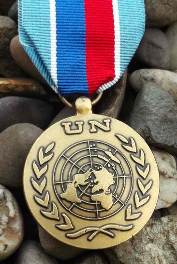 UN Medal Full Size Haiti United Nations Service Award