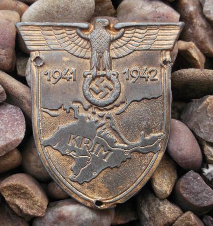 German Armed Forces Third Reich Krim Campaign Shield 