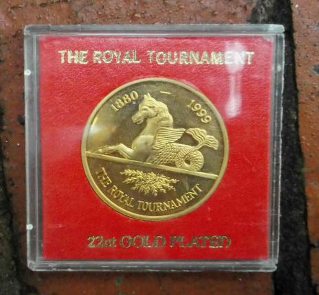 British Royal Tournament Medal 1999 Competition Medallion