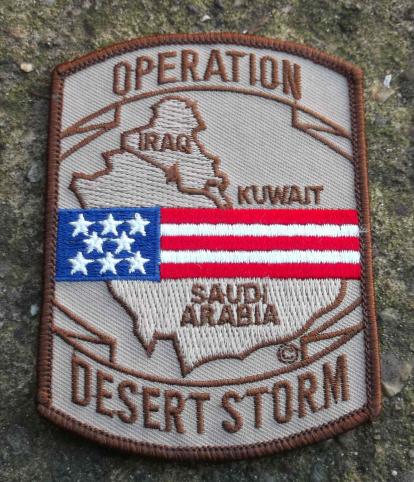 United States Armed Forces US Desert Storm Embroidered Patch