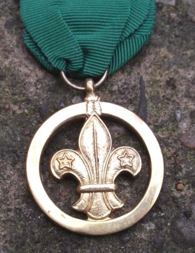 Vintage British Boy Scouts Merit Medal UK Scouting