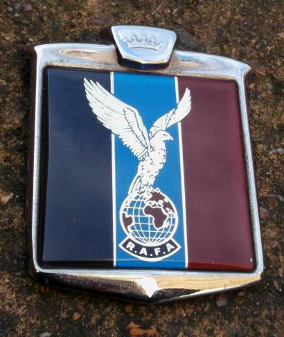 British RAFA Royal Air Force Association Car Bumper Badge