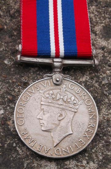 British Army WW2 War Medal Named 10th Gurkha Rifles 