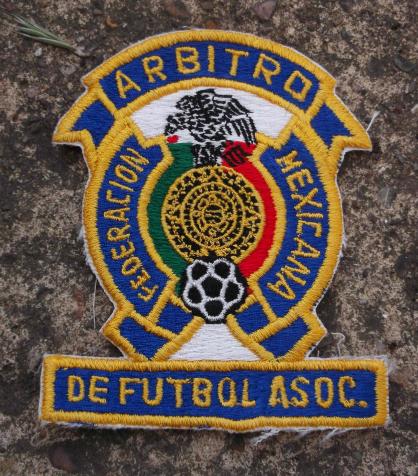 Mexican Association of Football Referees Patch Mexico Soccer