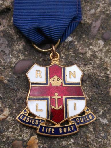 British RNLI Ladies Guil Medal Royal National Lifeboat Institution