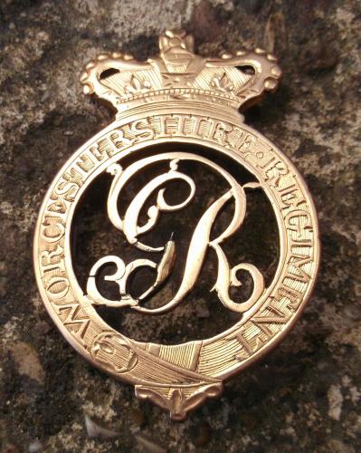 British Army Georgian Worcestershire Regiment Badge GR