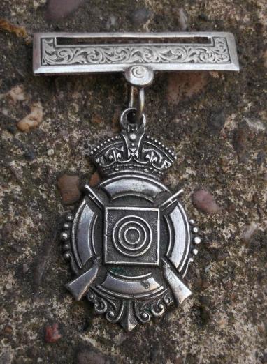 British Military Shooting Medal with Victorian Empire Crown