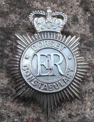 British Dorset Constabulary Helmet Plate Obsolete EIIR