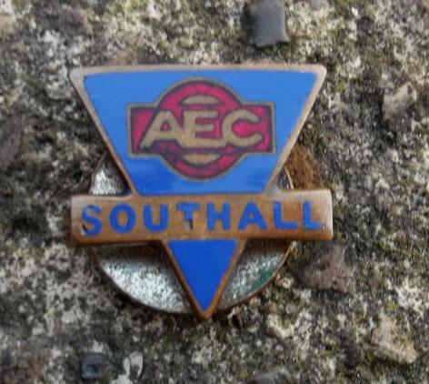 Vintage British AEC Workers Lapel Badge Associated Equipment Company