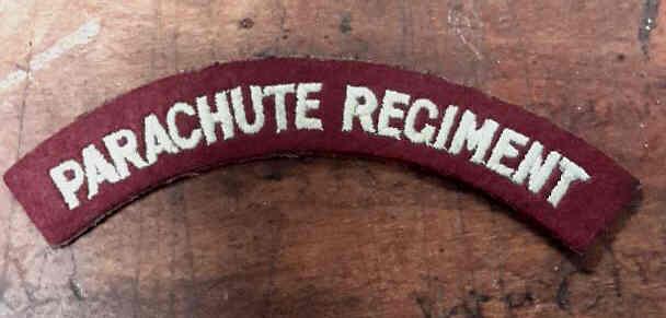 British Army Parachute Regiment Embroidered Shoulder Title 