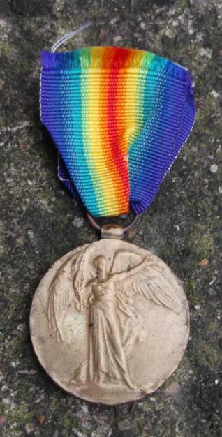 British Army WW1 Victory Medal Royal Scots J A Bernethy