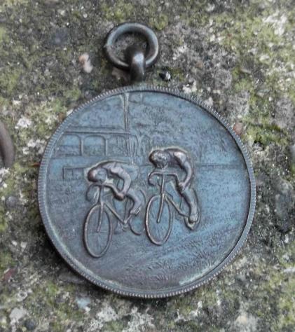 Vintage Sports Medal Bicycle Cycling Medallion 