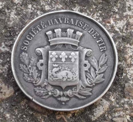 France Early Third Republic Era Le Havre Shooting Token English Volunteers May 1874