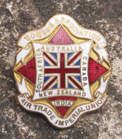 British & Commonwealth Fair Trade Imperial Union Womens Association Badge