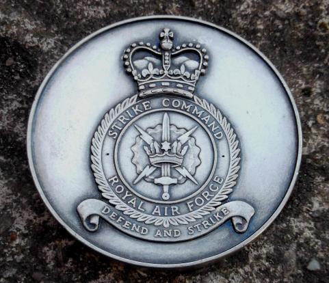 British RAF Strike Command Plaque Cold War Royal Air Force EIIR