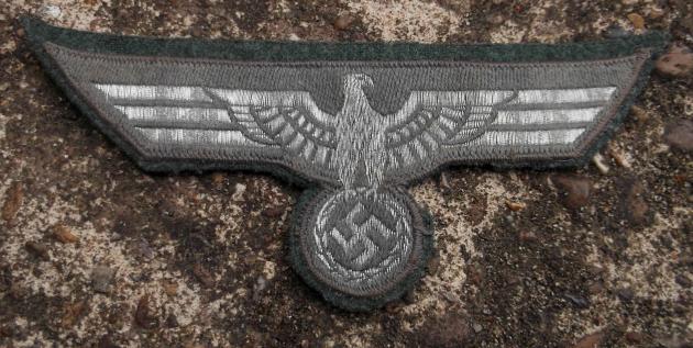 German Army Third Reich M34 Flatwire NCO / Officer Breast Eagle