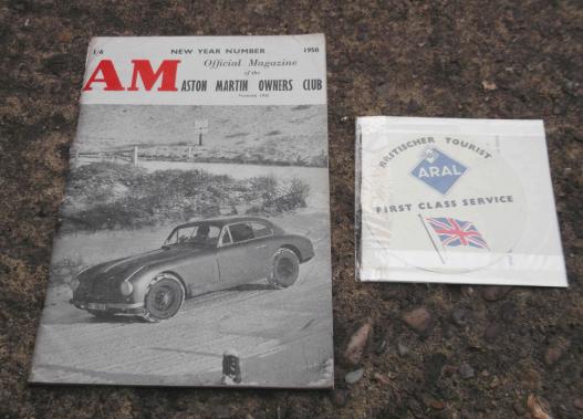 Vintage Aston Martin Car Owners Club Magazine 1958 British Automobile AM Booklet