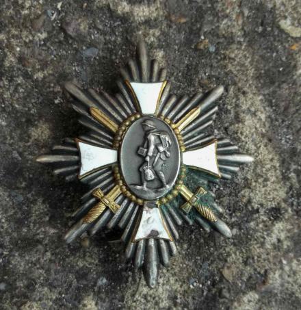 German WW1 Field Honour Award Cross Hamburg Silver Great War