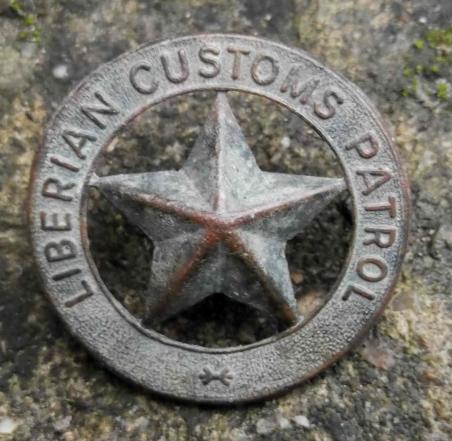 Liberian Customs Patrol Badge Liberia Border Service