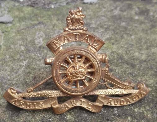 Natal Field Artillery Cap Badge NFA South Africa