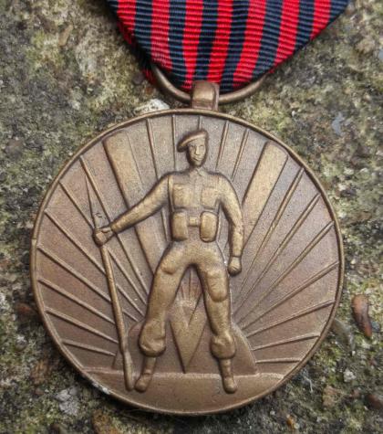 Belgian Army Volunteers Medal WW2 1940 to 1945 Belgium