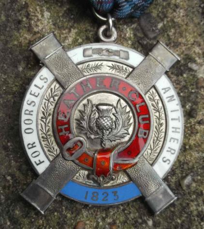 Scottish Edinburgh Heather Club Silver Ex Captains Medal 1971 to 1972