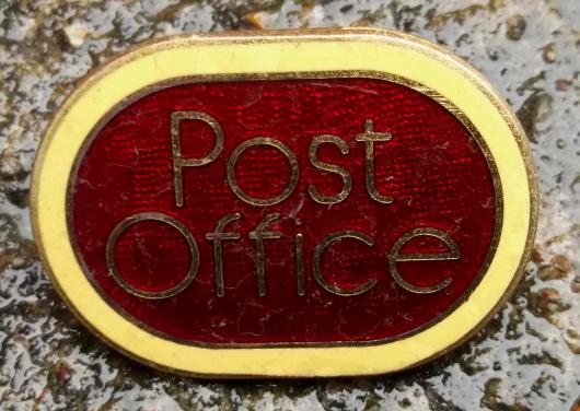 Vintage British Royal Mail Post Office Staff Uniform Badge GPO Obsolete