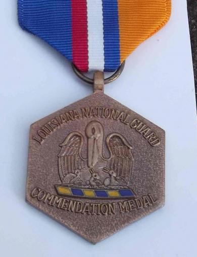 USA National Guard Louisiana Commendation Medal United States