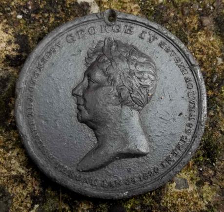 British King George IV Coronation Medal 1821 Medallion