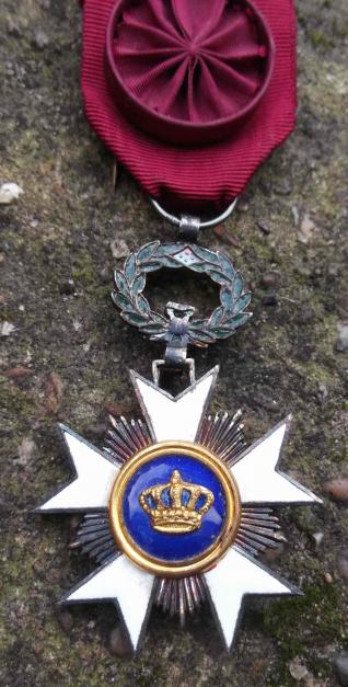 Belgian Order of the Crown Knights Medal Kingdom of Belgium