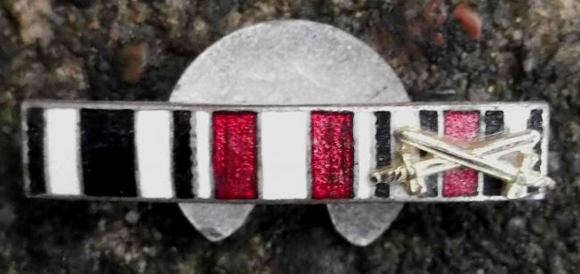 German WWI Medal Ribbon Enamel Bar Buttonhole Lapel Badge