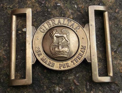 British Royal Marines Brass Two Part Belt Buckle EIIR 