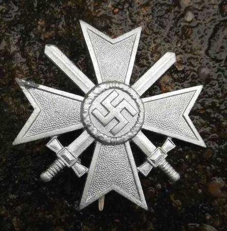 German WW2 War Merit Cross 1st Class Maker Marked 3 Third Reich