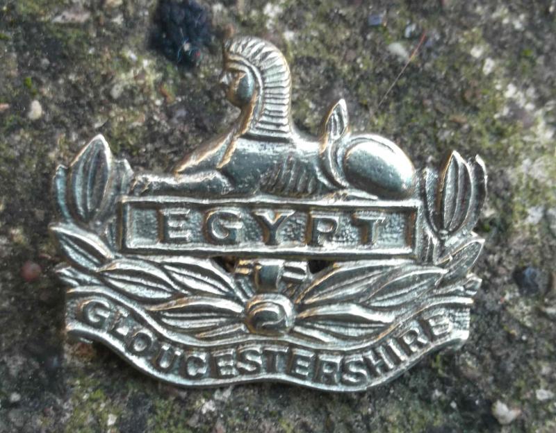 British Army Gloucestershire Regiment Bazaar Cap Badge