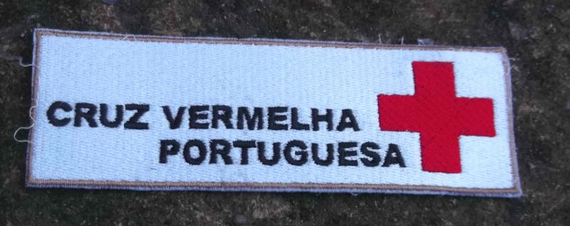 Portuguese Red Cross Embroidered Patch Portugal