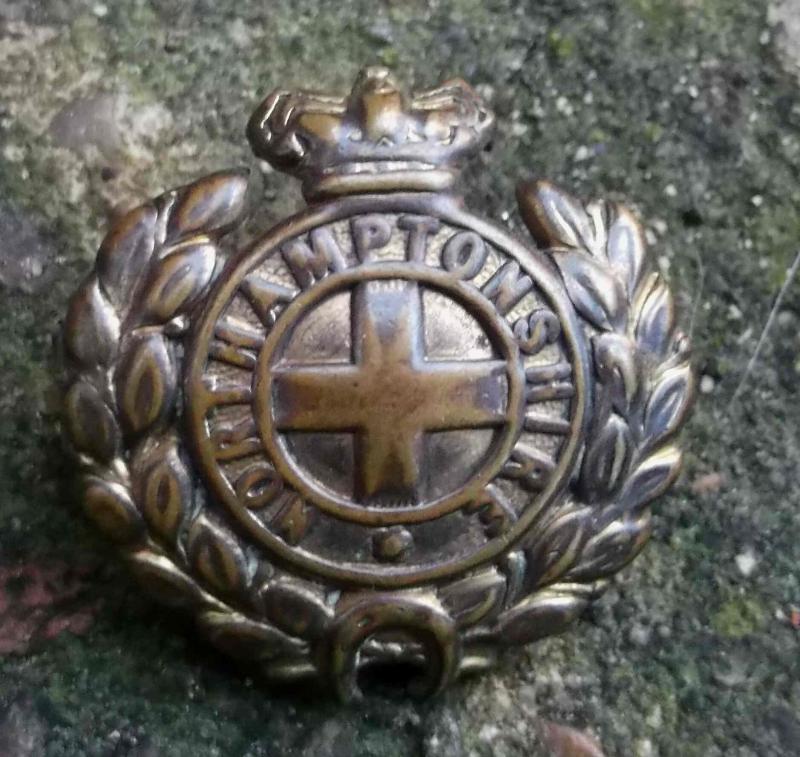 British Army Victorian Northamptonshire Regiment Sweetheart Brooch