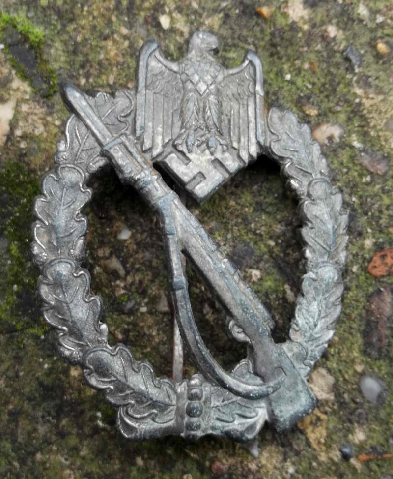 German Army Waffen SS  Motorised Infantry Assault WW2 War Badge