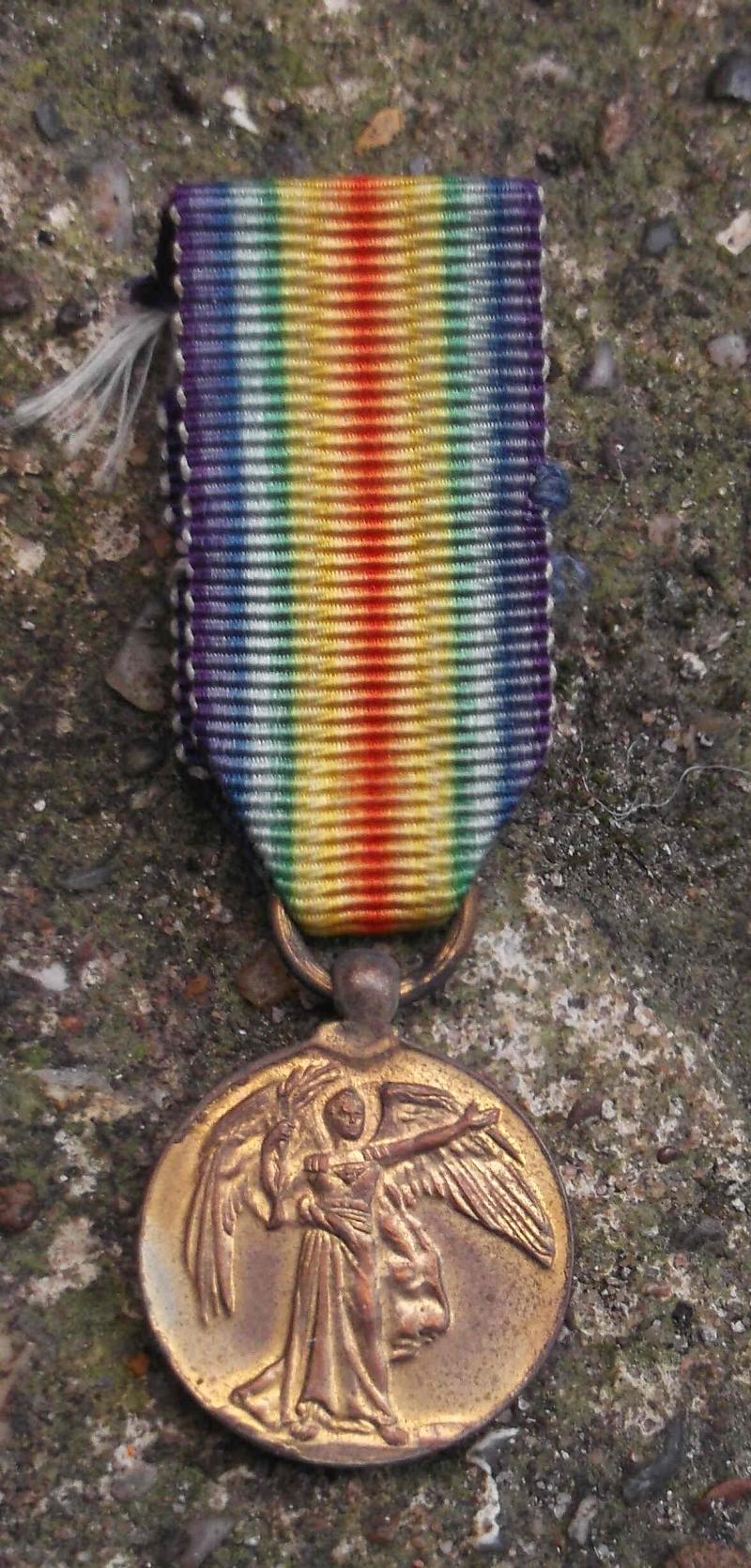 British & Commonwealth WW1 Miniature Allied Victory Medal