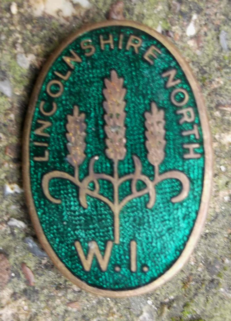 British Women's Institute Badge North Lincolnshire WI