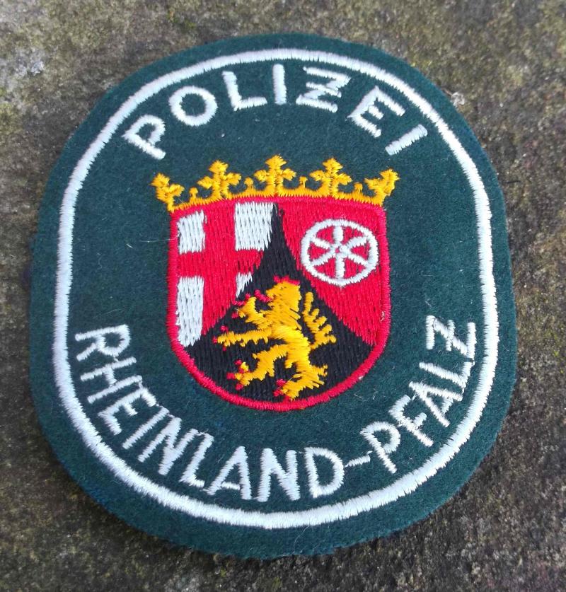 German Federal Police Patch Rheinland Pfalz Arm Badge