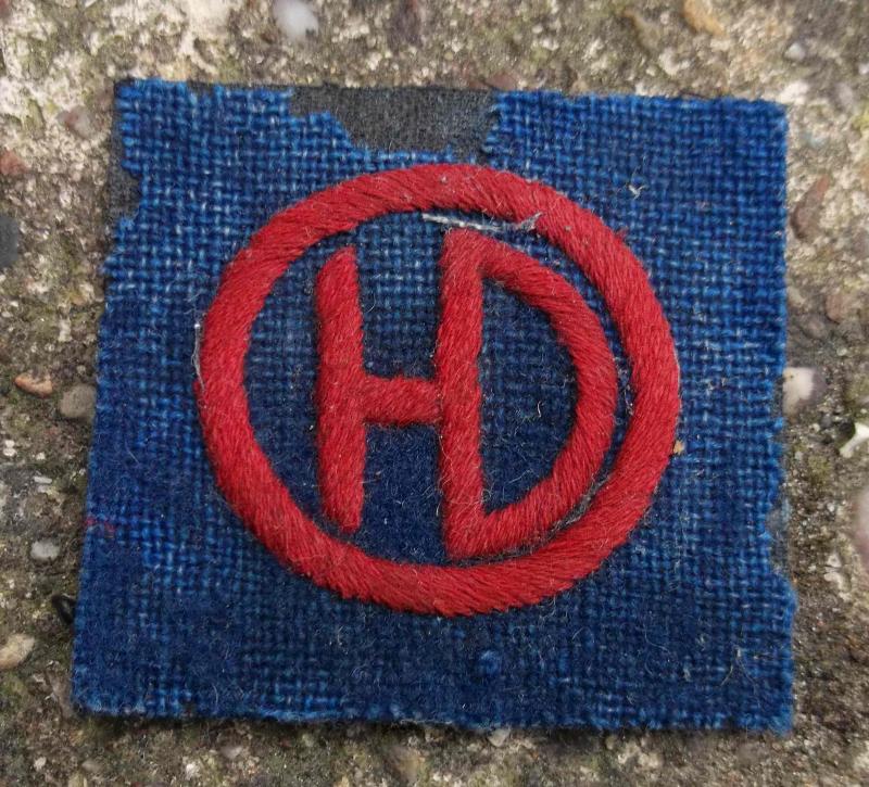 British Army 51st Highland Division Scottish Cloth Formation Sign Patch