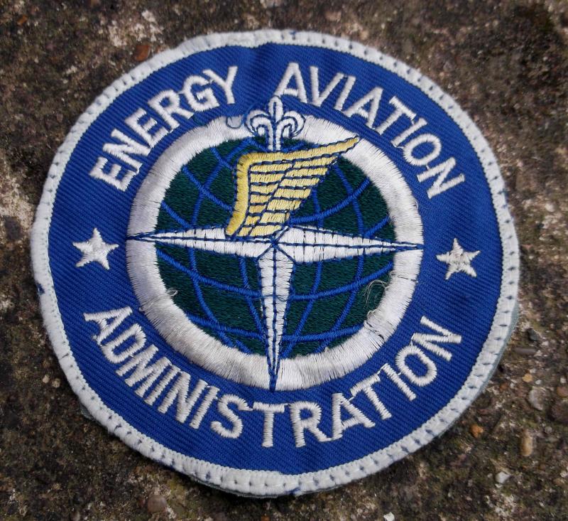 US Energy Aviation Administration Patch FAA United States