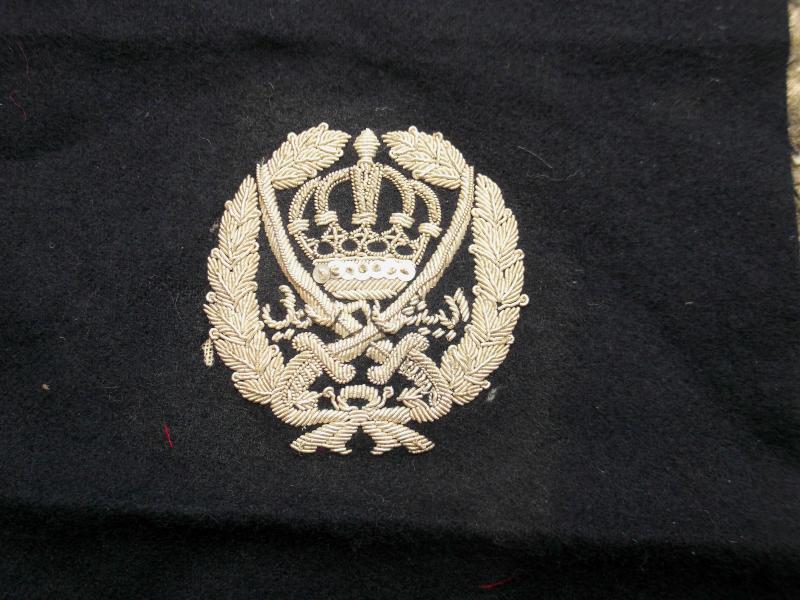 Vintage Jordanian Arab Legion Bullion Wire Patch