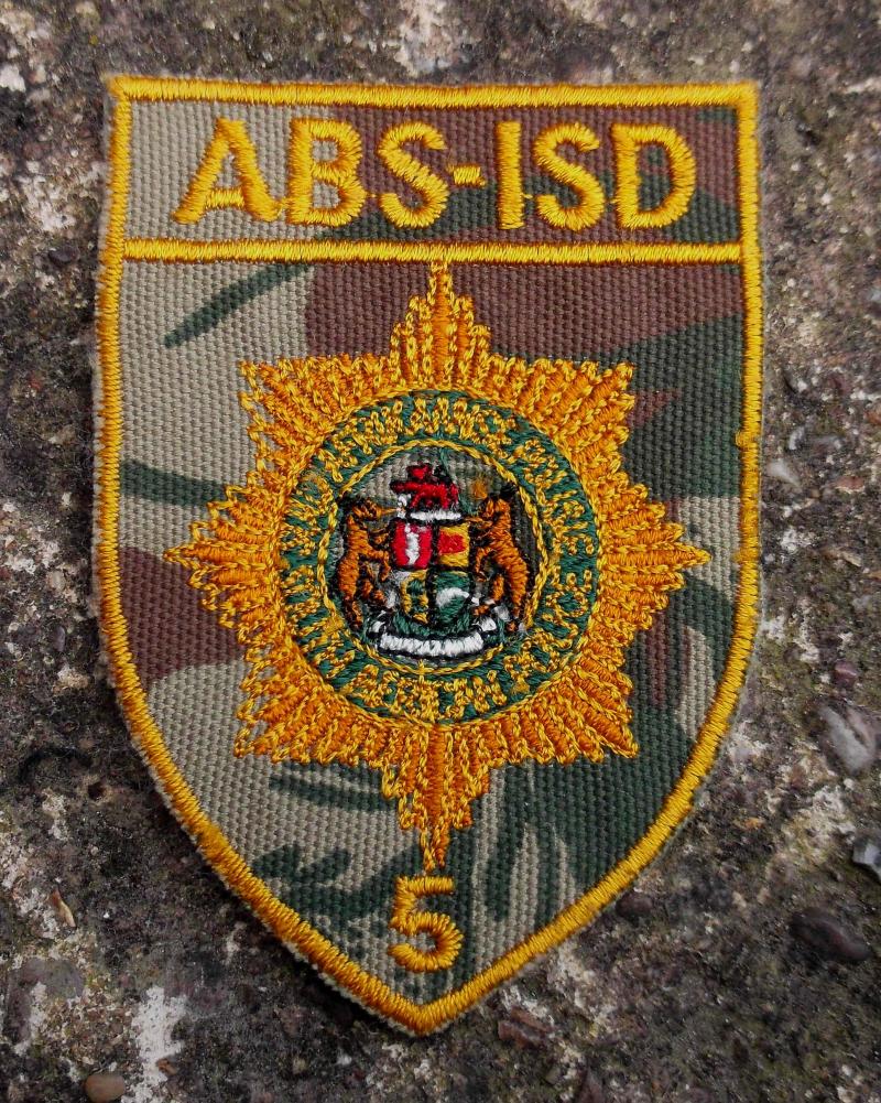 South African Police ABS ISD Unit Camouflage Uniform Patch