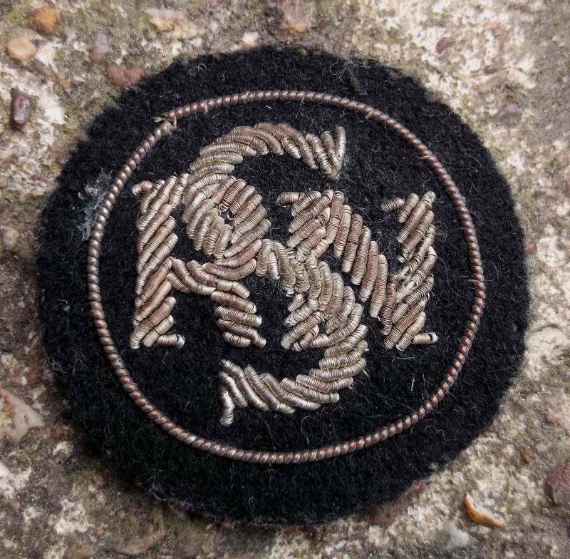 British State Registered Nurse SRN WW2 Bullion Wire Cap Badge