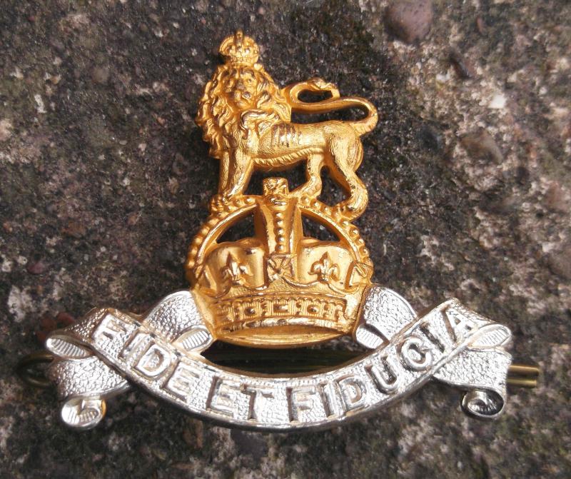 British Army Officer's Cap Badge Royal Army Pay Corps RAPC KC