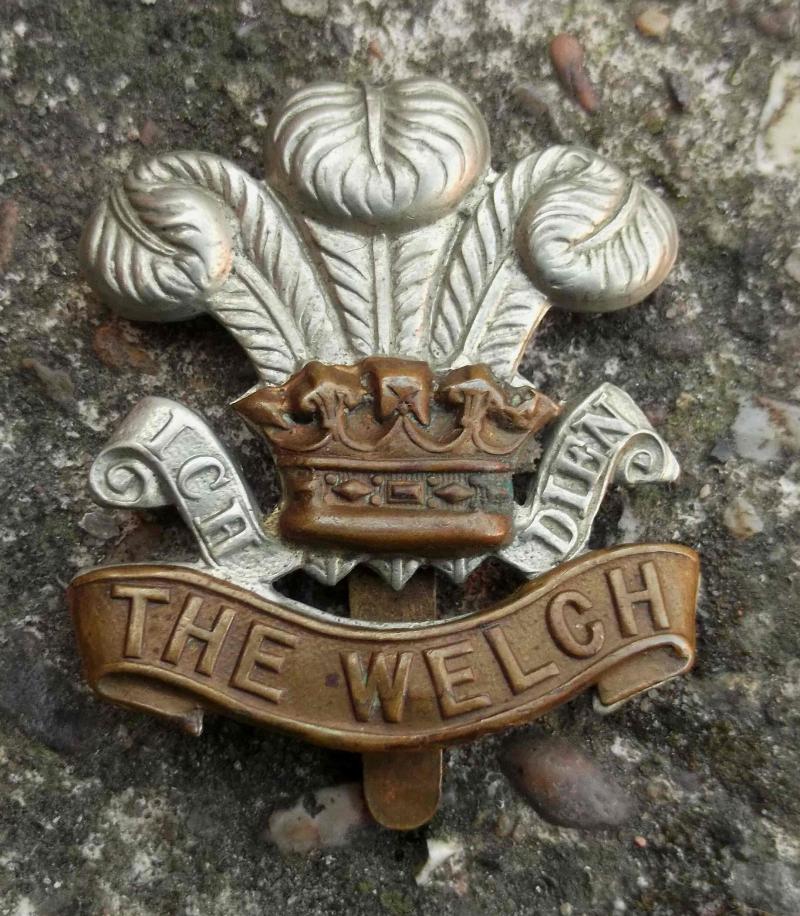 British Army Welch Regiment Welch Regiment Cap Badge