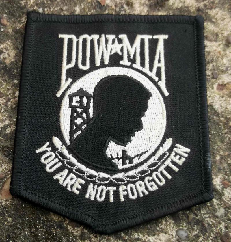 USA POW MIA Embroidered Patch Missing in Action Prisoners of War